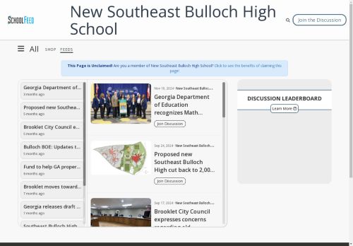 New Southeast Bulloch High School