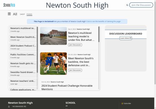 Newton South High