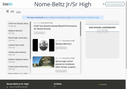 Nome-Beltz Jr/Sr High