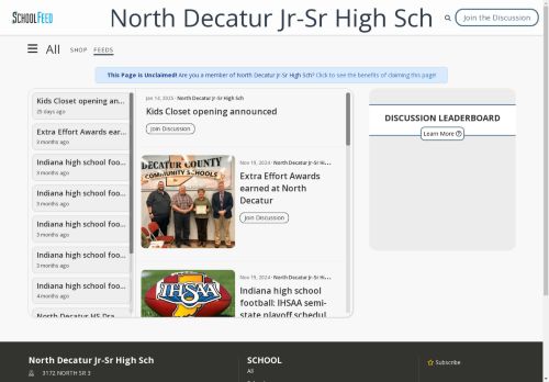 North Decatur Jr-Sr High Sch