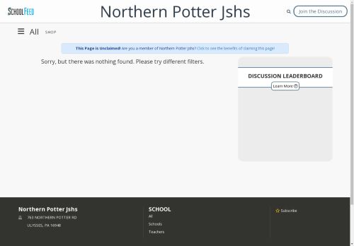 Northern Potter Jshs