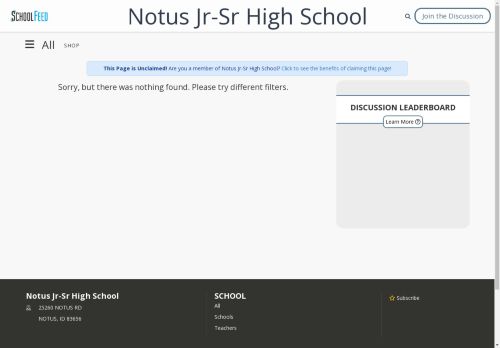 Notus Jr-Sr High School