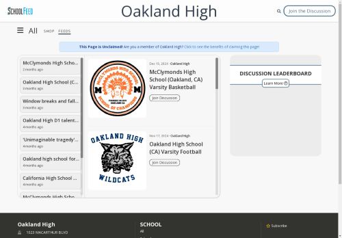 Oakland High