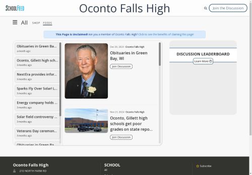 Oconto Falls High