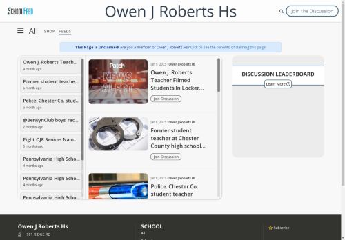 Owen J Roberts Hs