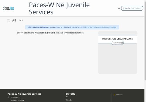 Paces-W Ne Juvenile Services