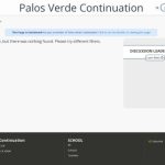 Palos Verde Continuation