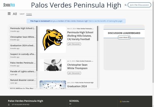 Palos Verdes Peninsula High