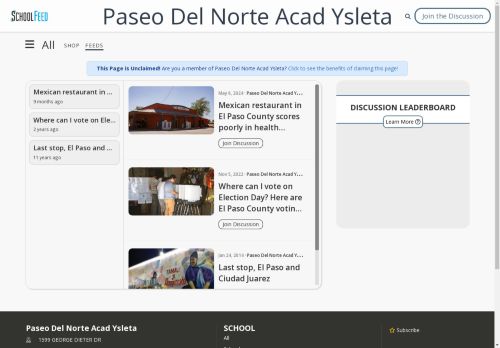 Paseo Del Norte Acad Ysleta