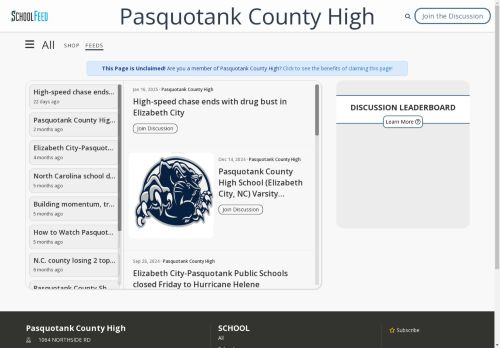 Pasquotank County High