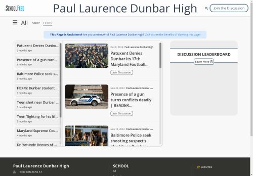 Paul Laurence Dunbar High