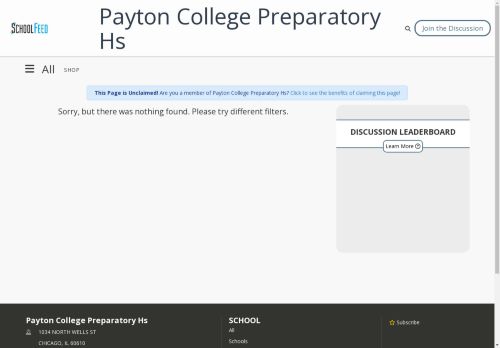 Payton College Preparatory Hs