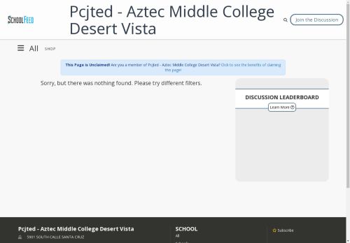 Pcjted - Aztec Middle College Desert Vista