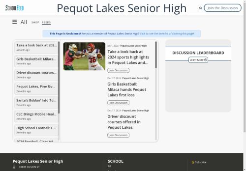 Pequot Lakes Senior High