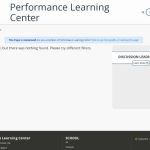 Performance Learning Center