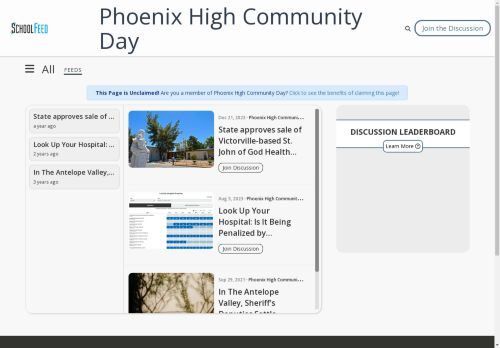 Phoenix High Community Day