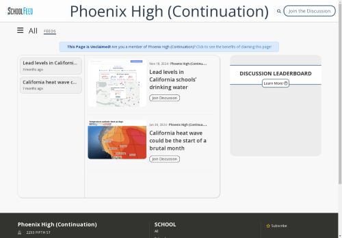 Phoenix High (Continuation)