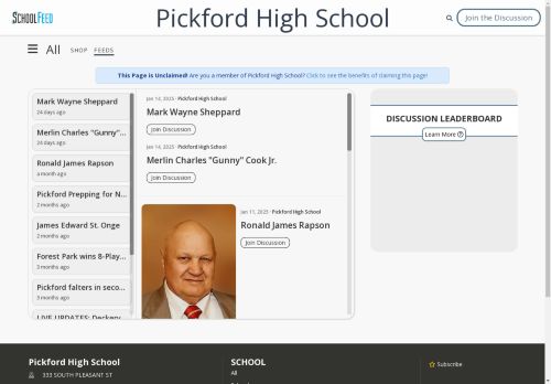 Pickford High School