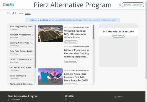 Pierz Alternative Program