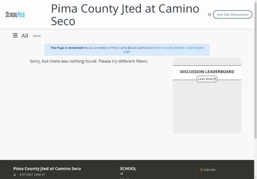 Pima County Jted at Camino Seco