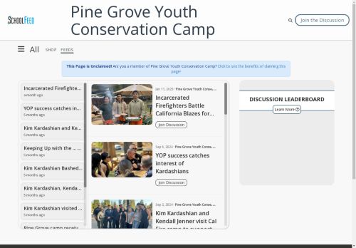 Pine Grove Youth Conservation Camp