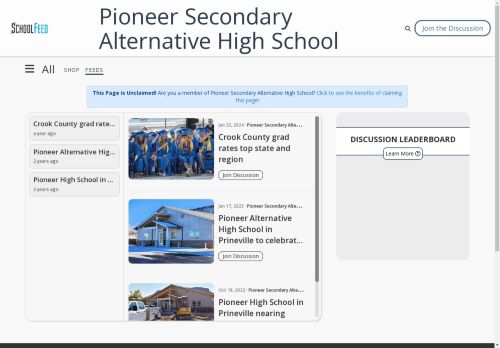 Pioneer Secondary Alternative High School