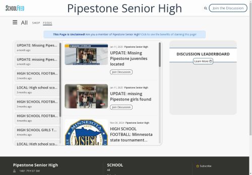 Pipestone Senior High