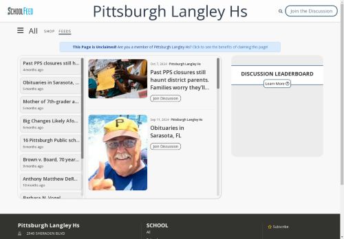 Pittsburgh Langley Hs