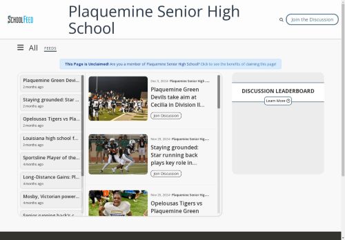 Plaquemine Senior High School