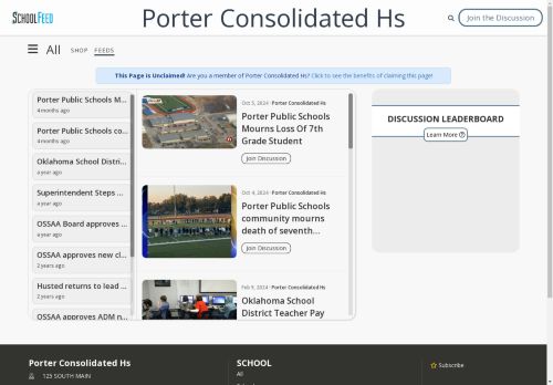 Porter Consolidated Hs