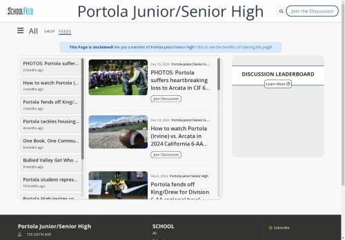 Portola Junior/Senior High