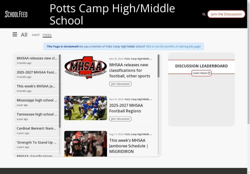 Potts Camp High/Middle School