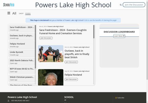Powers Lake High School