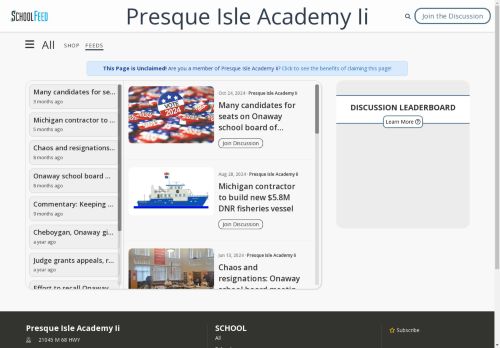 Presque Isle Academy Ii
