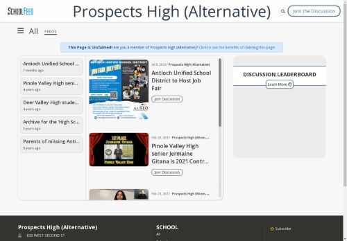Prospects High (Alternative)