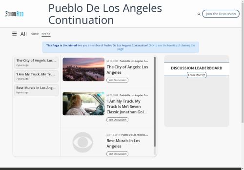 Pueblo De Los Angeles Continuation