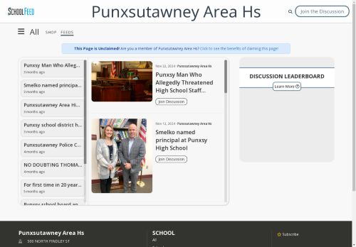 Punxsutawney Area Hs