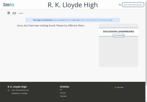 R. K. Lloyde High