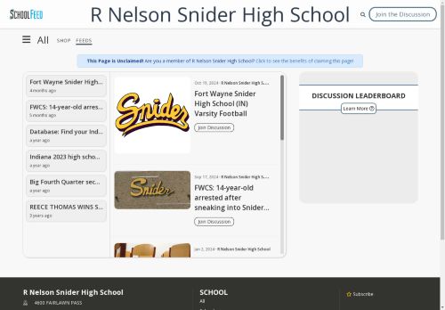 R Nelson Snider High School