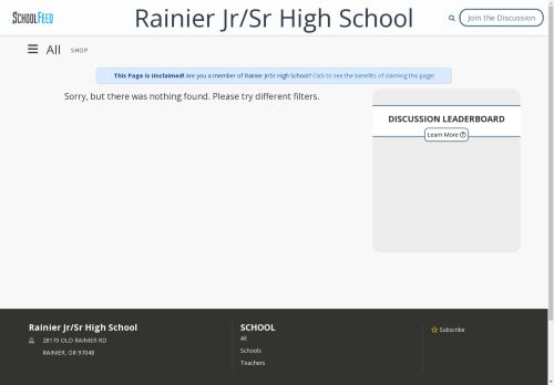 Rainier Jr/Sr High School