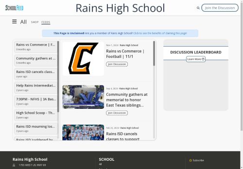 Rains High School