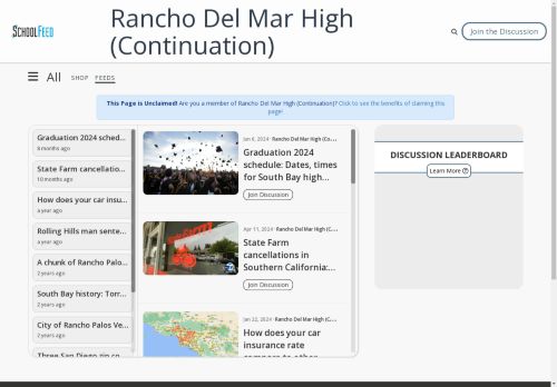 Rancho Del Mar High (Continuation)