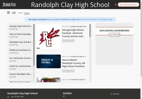 Randolph Clay High School