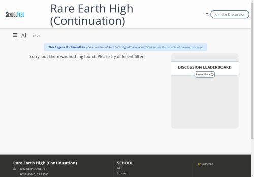 Rare Earth High (Continuation)