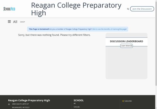 Reagan College Preparatory High