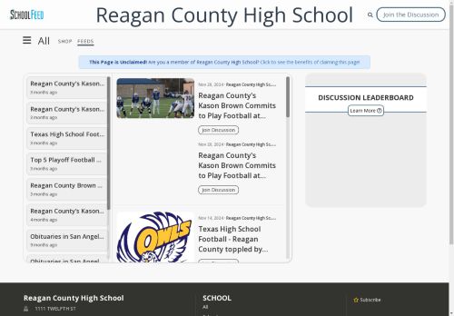 Reagan County High School