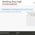 Redding (Ray) High (Continuation)