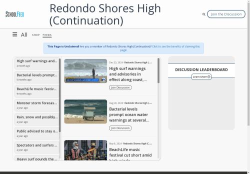 Redondo Shores High (Continuation)