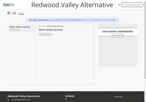 Redwood Valley Alternative