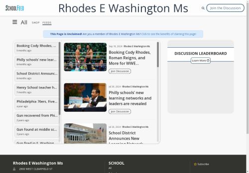 Rhodes E Washington Ms